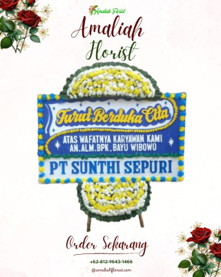 Papan Bunga Duka di Gendongan